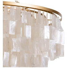 Mira Capiz Shell 3 Light Pendant